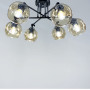 Зображення Люстра стельова Light House LF-17374/6 BK BR з бурштиновими плафонами ИМ Light-Deco 2 