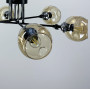 Зображення Люстра стельова Light House LF-17374/6 BK BR з бурштиновими плафонами ИМ Light-Deco 1 