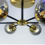 Зображення Люстра стельова Light House LNF-17491/6 AB+BK колір плафона графітовий ИМ Light-Deco 1 