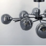 Изображение Стельова люстра в чорному корпусі на 8 ламп ИМ Light-Deco 