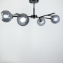 Зображення Люль люстра Light House LNF-17513/4 BK GR чорна з графітовим плафоном ИМ Light-Deco 