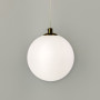 Изображение Підвіс з білим плафоном у латунному корпусі ИМ Light-Deco 1 