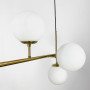 Зображення Люстра видовжена латунна на 6 плафонів (тип А) ИМ Light-Deco 5 