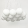 Зображення Люстра-пучок на 13 білих плафонів у латунному корпусі ИМ Light-Deco 4 