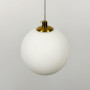 Изображение Підвіс з білим плафоном у латунному корпусі ИМ Light-Deco 4 