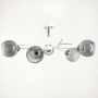 Зображення Люль люстра Light House LNF-17513/6 WT GR біла з графітовим плафоном ИМ Light-Deco 
