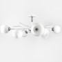 Изображение Люстра на 8 білих плафонів у білому корпусі Ø 85 см ИМ Light-Deco 1 