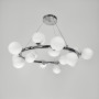 Зображення Люстра підвісна кільце Light House LNF-17563/15 CH+WT (цоколь G9) Ø 75 см хром з білими плафонами ИМ Light-Deco 4 