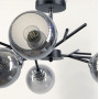 Изображение Стельова люстра в чорному корпусі на 8 ламп ИМ Light-Deco 3 