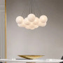 Зображення Люстра-пучок на 13 білих плафонів у латунному корпусі ИМ Light-Deco 5 