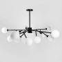 Зображення Стельова чорна люстра Grand Bunch на 15 плафонів Ø 110 см ИМ Light-Deco 1 