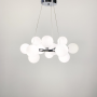Зображення Підвісна люстра в хромі з білими плафонами ИМ Light-Deco 2 