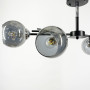 Зображення Люль люстра Light House LNF-17513/4 BK GR чорна з графітовим плафоном ИМ Light-Deco 4 