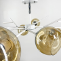 Изображение Стельова люстра в білому корпусі на 8 плафонів ИМ Light-Deco 