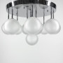 Зображення Стельова срібна люстра на 11 матових плафонів ИМ Light-Deco 4 