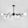 Зображення Стельова чорна люстра Grand Bunch на 15 плафонів Ø 110 см ИМ Light-Deco 2 