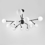 Зображення Стельова чорна люстра Grand Bunch на 15 плафонів Ø 110 см ИМ Light-Deco 