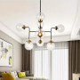Зображення Стельова люстра на 8 плафонів в стилі Loft ИМ Light-Deco 4 