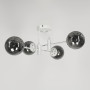 Изображение Люстра стельова в білому корпусі на 4 графітових плафони ИМ Light-Deco 