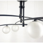 Изображение Aure - сучасна підвісна люстра в чорному каркасі ИМ Light-Deco 5 