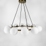 Зображення Кругла латунна люстра LOUISA на 12 плафонів ИМ Light-Deco 4 