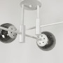 Изображение Люстра стельова в білому корпусі на 4 графітових плафони ИМ Light-Deco 2 