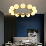 Зображення Кругла латунна люстра LOUISA на 12 плафонів ИМ Light-Deco 6 