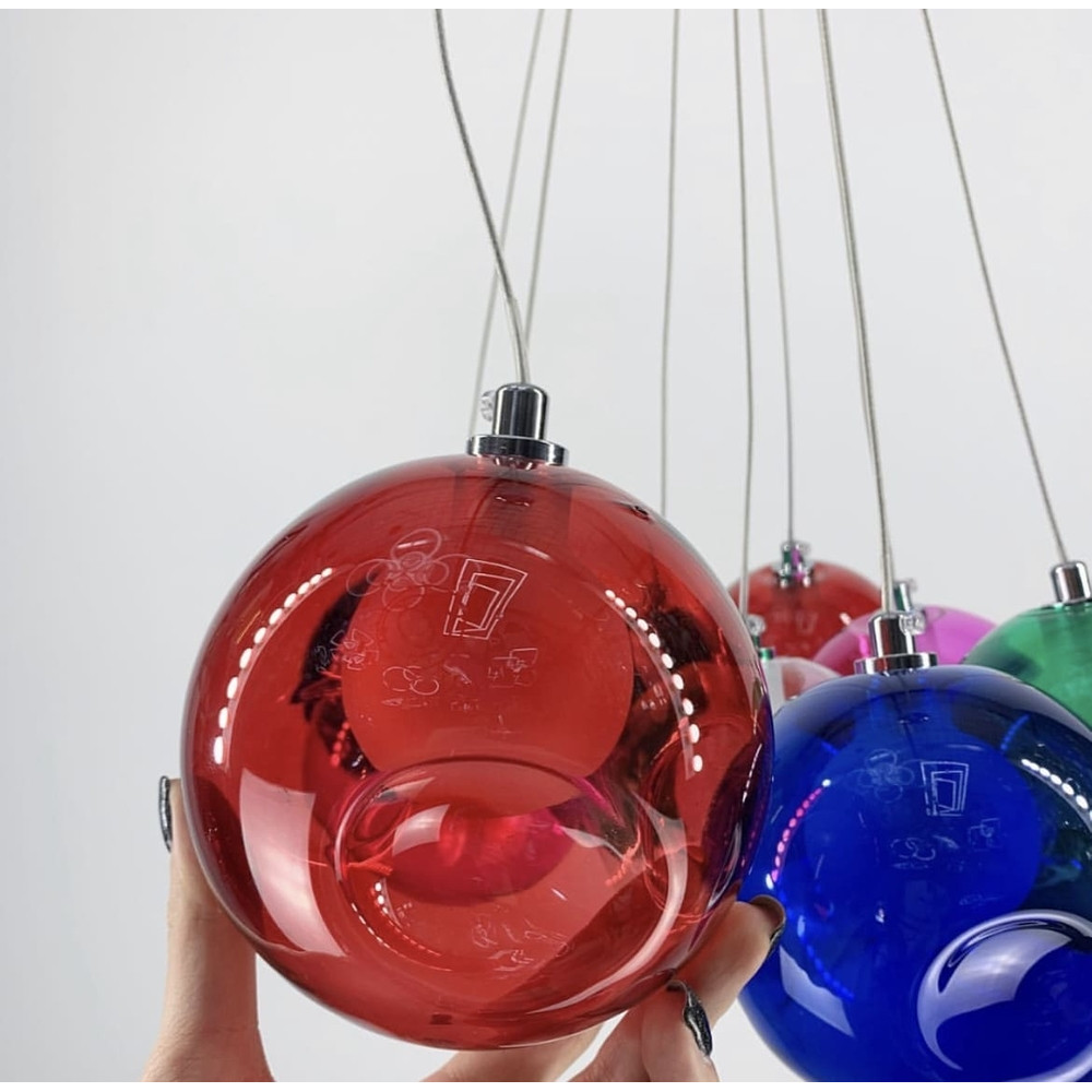 Зображення Яскравий світильник Восса Multicolor на 19 кольорових плафонів ИМ Light-Deco 