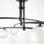 Изображение Aure - сучасна підвісна люстра в чорному каркасі ИМ Light-Deco 4 