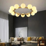 Зображення Кругла латунна люстра LOUISA на 12 плафонів ИМ Light-Deco 9 