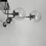 Зображення Сучасна стельова люстра в хромі на 8 прозорих плафонів ИМ Light-Deco 