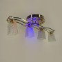Зображення Золота люстра на 4 плафони Е14 з RGB ИМ Light-Deco 1 