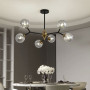 Изображение Люстра молекула на 6 графітових плафонів Ø90 см ИМ Light-Deco 1 