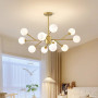 Изображение Стельова латунна люстра Grand Bunch на 12 плафонів ИМ Light-Deco 1 