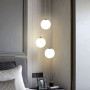 Изображение Люстра-пучок на 3 білих плафони у латунному корпусі ИМ Light-Deco 3 
