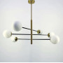 Изображение Сучасна каскадна люстра на 6 або 8 білих плафонів ИМ Light-Deco 