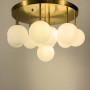 Зображення Стельова золота люстра на 11 матових плафонів ИМ Light-Deco 3 