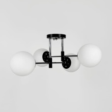 Люстра стельова Light House LNF-17530/4 CH+BK+WT