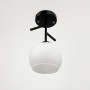Зображення Люстра стельова LNF-17513/1C BK+CH+WT чорна з білим плафоном ИМ Light-Deco 2 