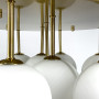 Зображення Стельова золота люстра на 11 матових плафонів ИМ Light-Deco 2 