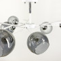 Изображение Люстра на 6 графітових плафонів у білому корпусі Ø 60 см ИМ Light-Deco 1 