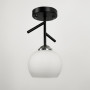 Зображення Люстра стельова LNF-17513/1C BK+CH+WT чорна з білим плафоном ИМ Light-Deco 3 
