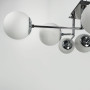 Зображення Люстра стельова молекула Light House LNF-17520/8 CH+WT хром із білим плафоном ИМ Light-Deco 1 