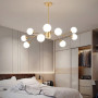 Изображение Стельова латунна люстра Grand Bunch на 9 плафонів ИМ Light-Deco 7 