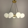 Зображення Кругла латунна люстра LOUISA на 9 плафонів ИМ Light-Deco 3 