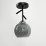 Зображення Люстра стельова LNF-17513/1C BK+CH+GR чорна з графітовим плафоном ИМ Light-Deco 