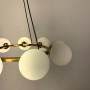 Зображення Кругла латунна люстра LOUISA на 9 плафонів ИМ Light-Deco 4 