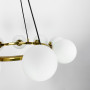 Зображення Кругла латунна люстра LOUISA на 9 плафонів ИМ Light-Deco 5 
