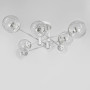 Изображение Люстра стельова в білому корпусі на 8 прозорих плафонів ИМ Light-Deco 4 