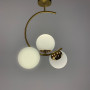 Изображение Люстра ASTORIA в латунному корпусі з білими плафонами ИМ Light-Deco 1 